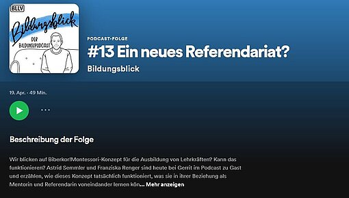 Neues Referendariat im Gespräch mit dem BLLV